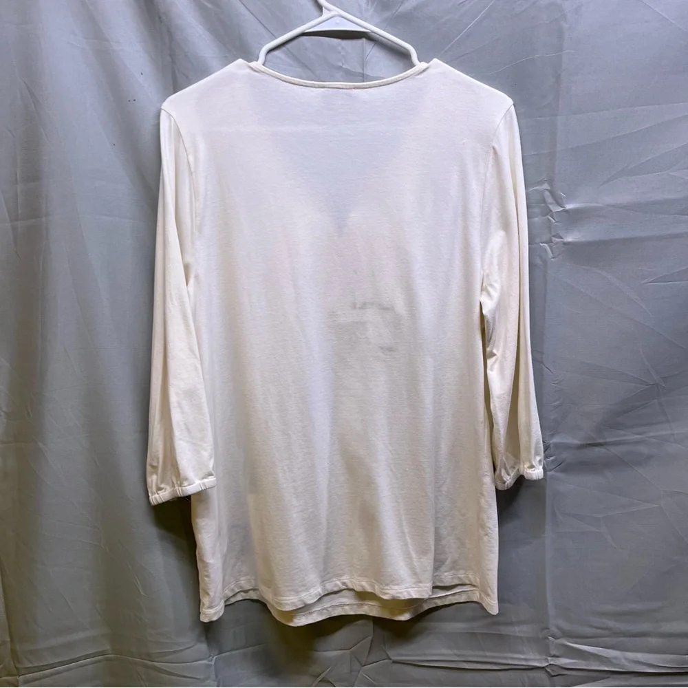 Haute Hippie White and Orange Tunic Top - Picture 6 of 6